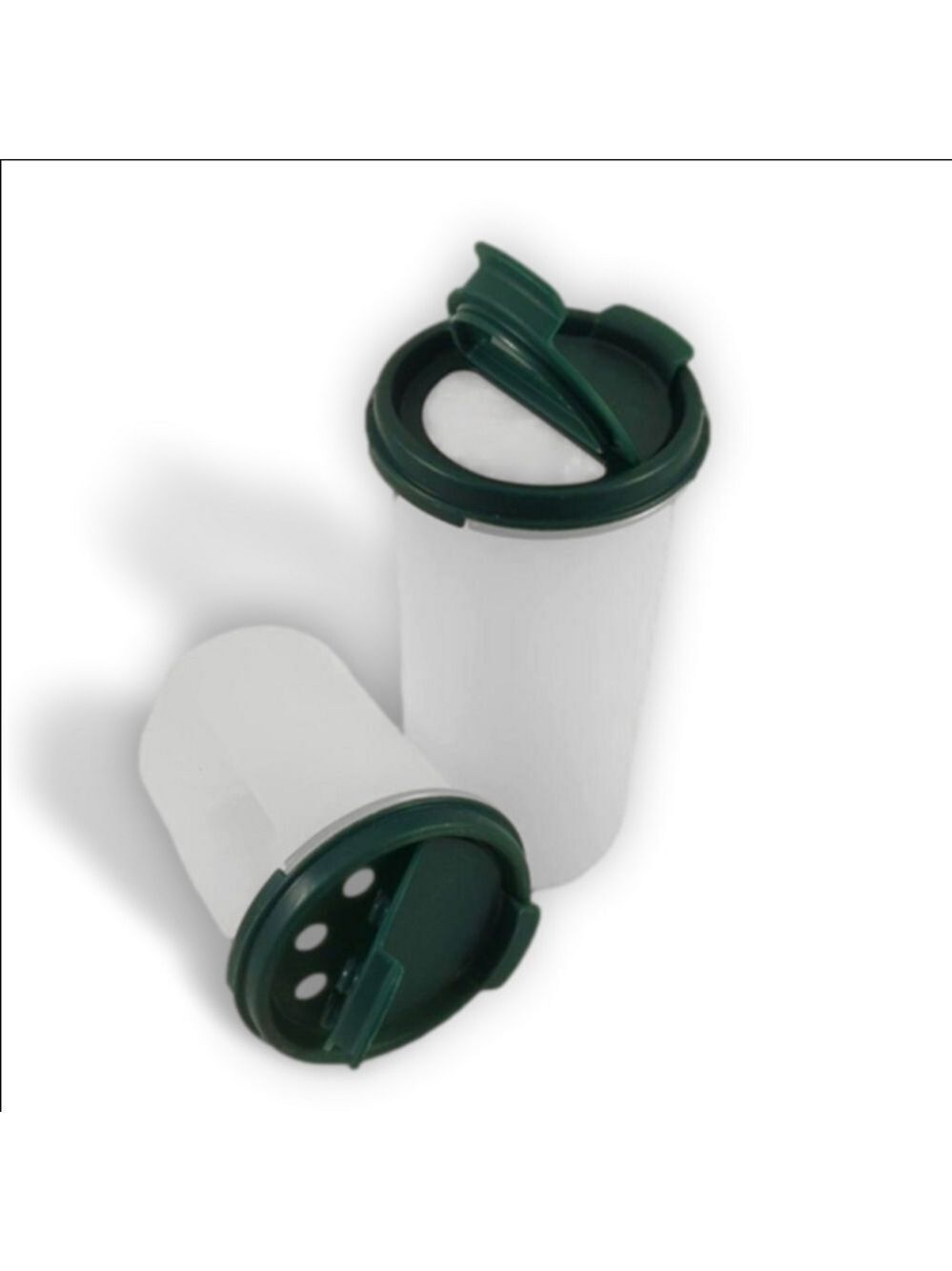 Tupperware: Set of 2 Modular Mates round, sizes 2 & 3 with pour seals